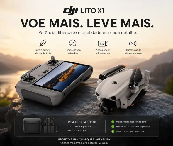 Drone DJI Lito X1 Fly More Combo Plus