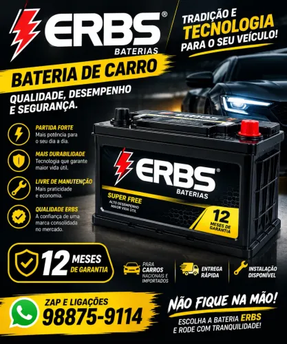 Bateria de carro erbs