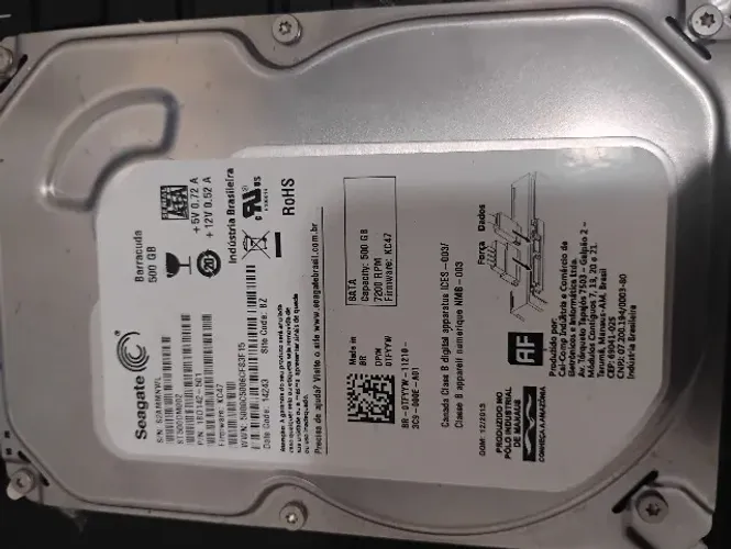 Hd 500Gb Seagate Barracuda