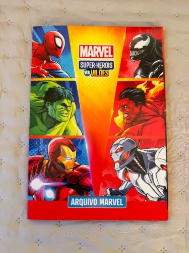 Álbum Completo Marvel Super Heróis vs Vilões Bistek 2026 | Coleção Completa