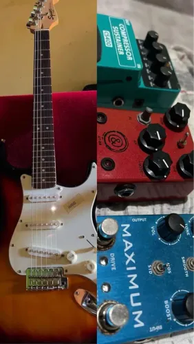 Guitarra + pedais