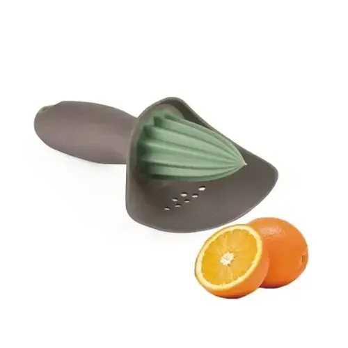 Espremedor manual de silicone com filtro para limão e laranja ?