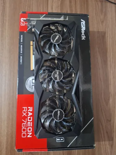 Placa de Vídeo AsRock AMD Radeon RX 7600 Challenger Pro OC, 8GB, GDDR6, FSR 4.1, RT