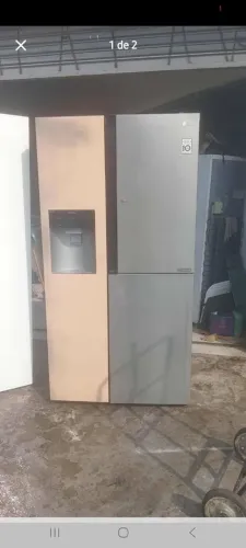 Geladeira side by side LG Door in Door GC J237JSP 600L 127v