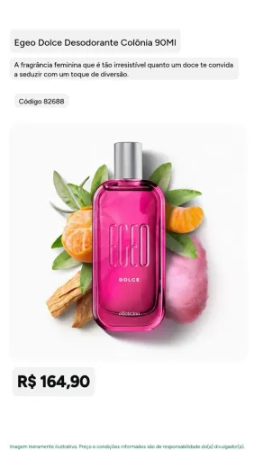 Egeo Dolce Desodorante Colônia 90Ml