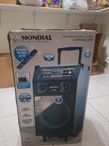 Caixa Amplificadora Multiuso Mondial Connect Pro (modelo CM-01)