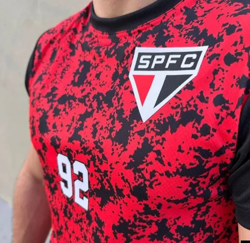 Camisa São Paulo Oficial Plus Size Original Licenciada 1992