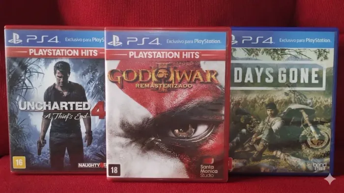 3 Jogos PS4 - Diversão Garantida