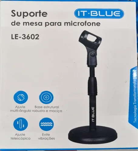 SUPORTE DE MESA P/MICROFONE REF:<br>LE-3602<br>