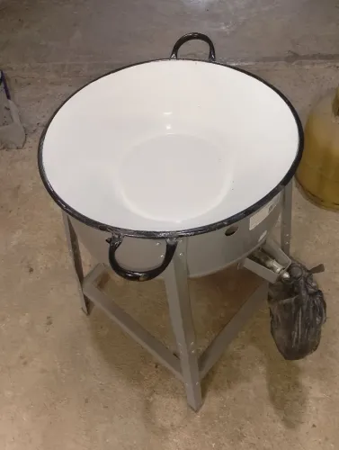 Fritadeira de tacho com botijão 13k