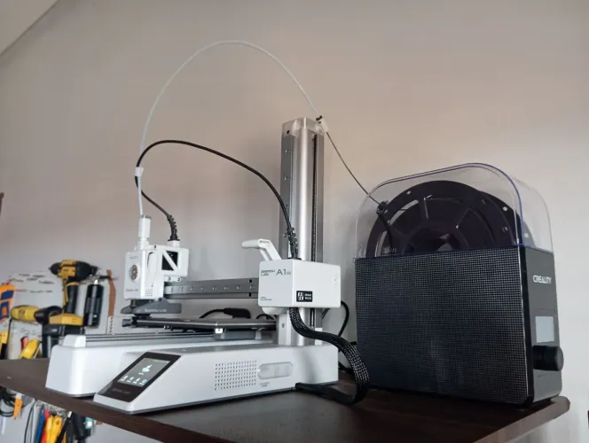Impressora 3D Bambu Lab A1 Mini + Secadora Filamentos Creality Drybox 2.0 220v