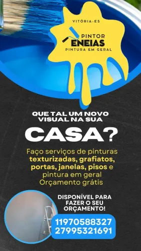 Faço pinturas gerais em Vitória espírito santo, só entrar em contato no whatsapp!!