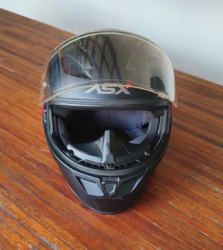 Capacete ASX City Preto - Seminovo