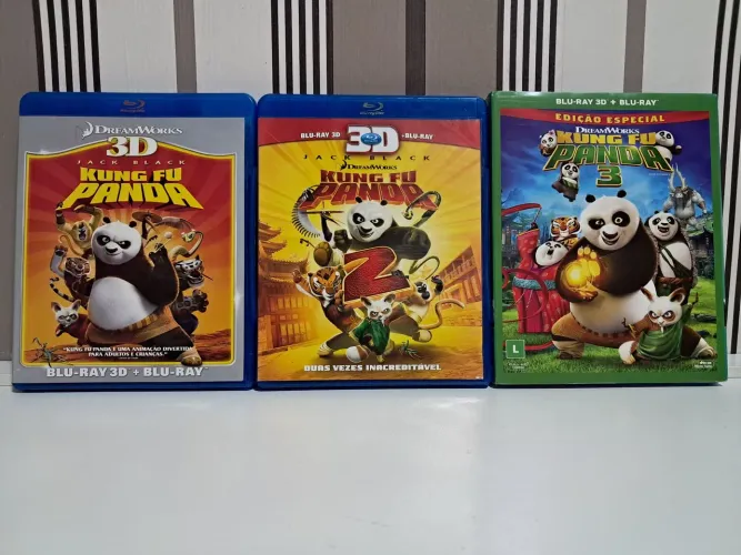 Trilogia Blu-ray Kung Fu Panda 3D+2D