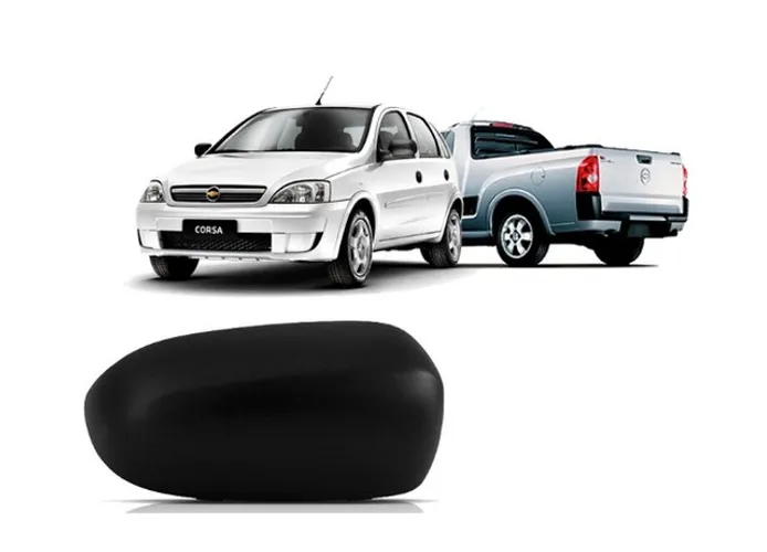 Capa Retrovisor Externo Corsa Montana 2002 A 2012 Preto valor unidade 