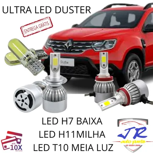 Ultra Led H7 H11 T10 Meia Luz 6000K 12V 24V