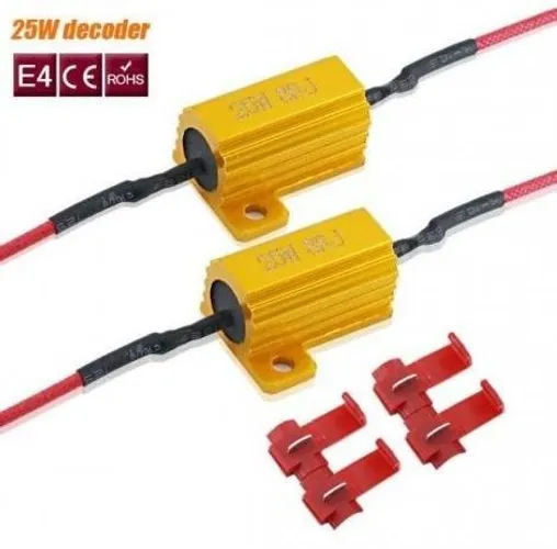 Resistor Canceller 25W 6RJ Livre Erros - Par (2 Unidades)