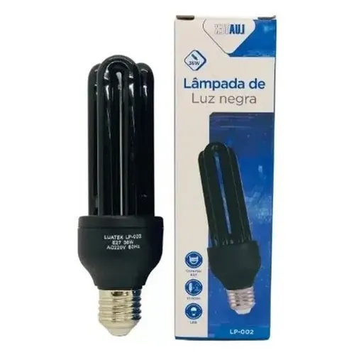 Lâmpada Luz Negra 