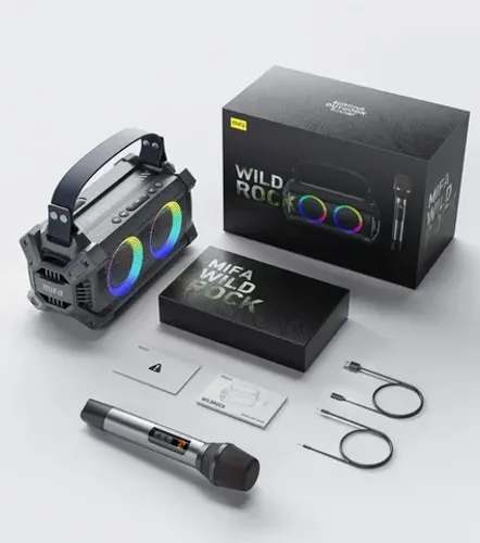 Caixa de som Bluetooth Mifa WildRock 60w com Microfone
