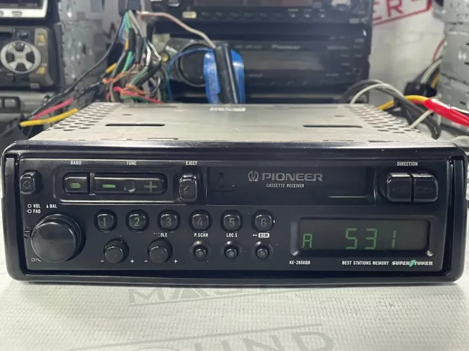 Toca fita rádio pioneer de gaveta ke-2850qr com bluetooth 