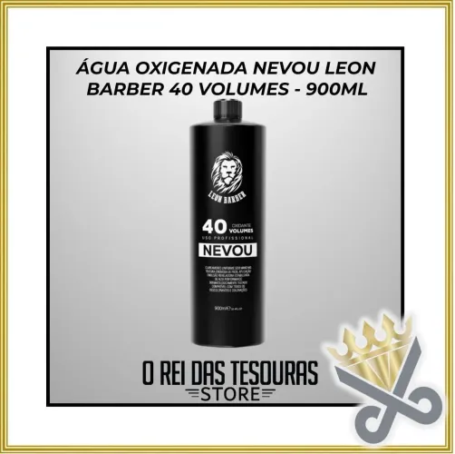 ÁGUA OXIGENADA NEVOU LEON BARBER 40 VOLUMES - 900ML<br>