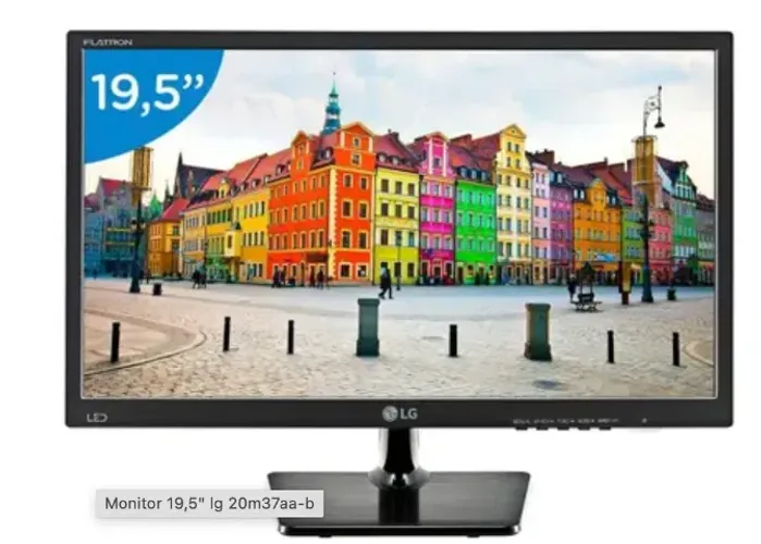 Monitor 19,5" LG - 20M37AA-B