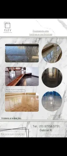 Polimento em piso