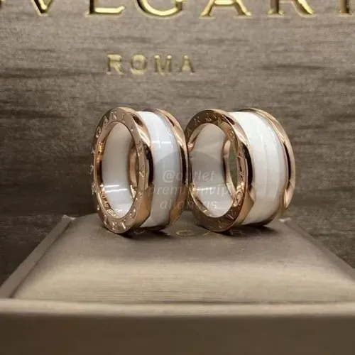aliança anel bvlgari banho de ouro 18k