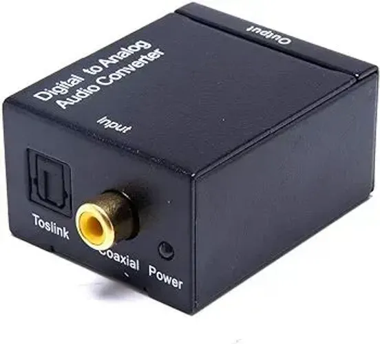 Conversor de áudio digital Óptico coaxial toslink para rca