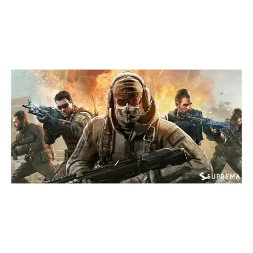 Mousepad Gamer Suprema SMP04 Warzone 700X350X3mm (Speed) - WZetta