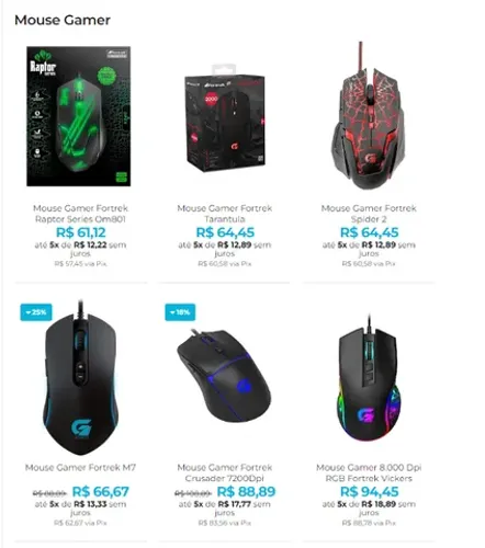 Descubra o Poder da Precisão com Nossa Coleção de Mouses Gamers!