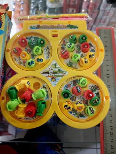 R$34.99 brinquedo pega peixe pescaria novo vara ima