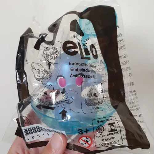 1 Boneco Embaixadora Mira Elio Disney Pixar McDonald's