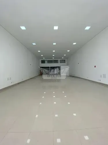 Salão Comercial Novo para Alugar, 340m² - Vila Humaitá, Santo André/SP.