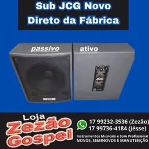 Par de Sub JCG Falantes de 15pl  400wtts  - Ativo e Passivo  Fazemos Entregas 