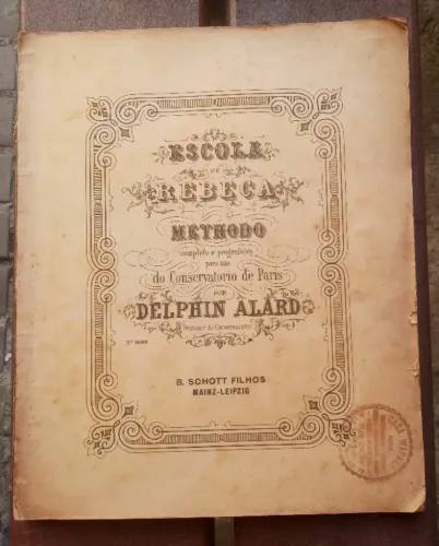 Método De Violino Delphin Alard Do Conservatório De Paris