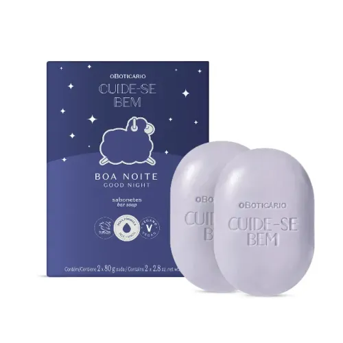 Kit Sabonete Boa Noite Cuide-se Bem 2 Itens