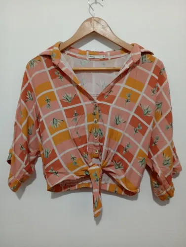 blusa estampada feminina da dress to