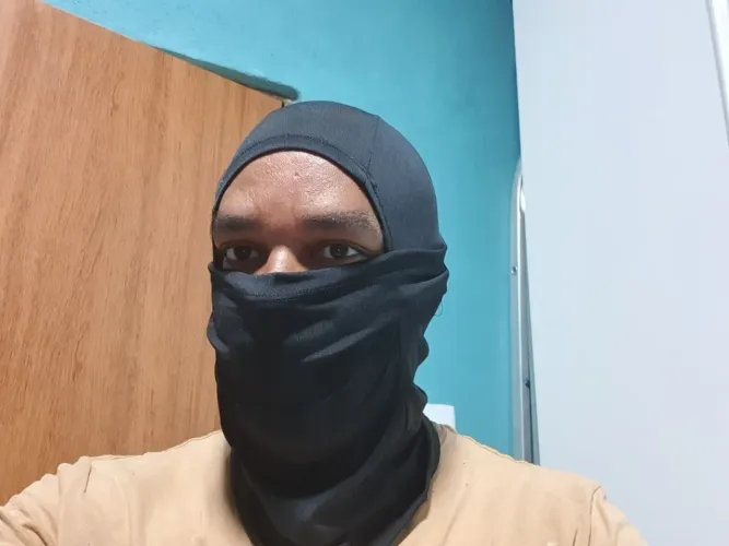 Balaclava touca ninja uv +50 - já é o menor preço 