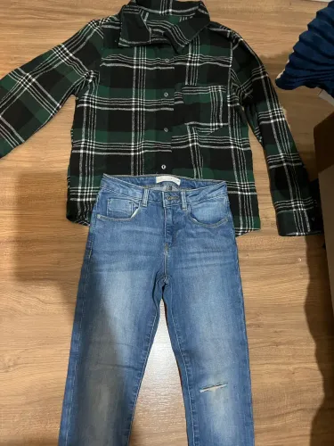 Calça jeans Zara e camisa TAM 10