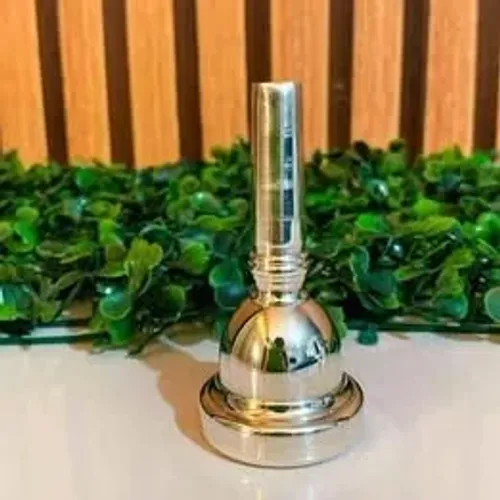 Bocal Trombone 12c Prateado Calibre Fino