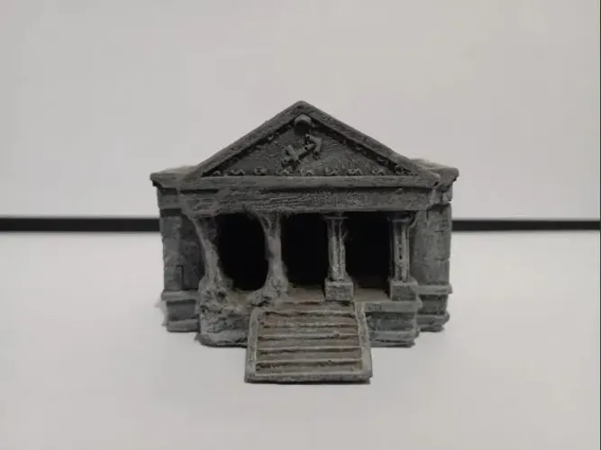 Miniatura casa de sagitário - Os Cavaleiros do Zodíaco 