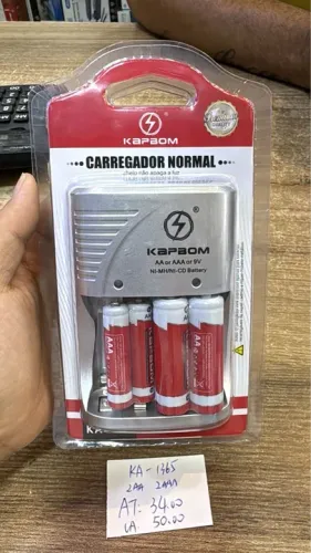 Carregador de Pilhas KAPAOM - Novo