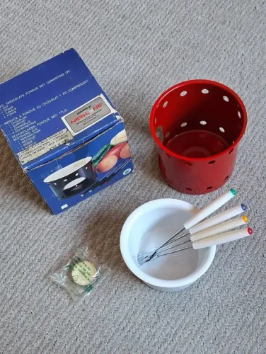 Conjunto aparelho para Foundue de chocolate