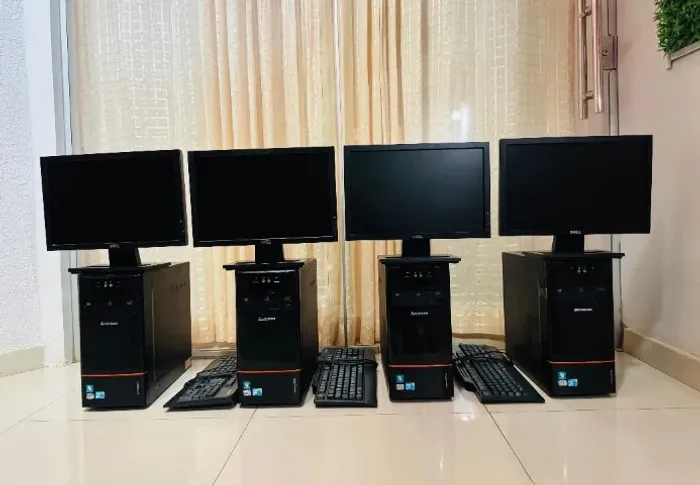 Computador Completo Lenovo, barato, i3, 8gb, hd ssd 120gb, monitor 16,17,19, som e wifi