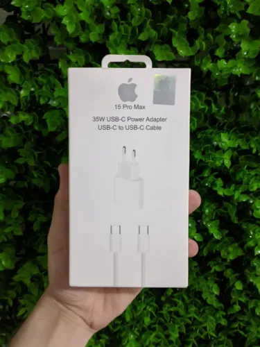 Carregador 35W USB-C Apple para iPhone 15 Pro Max