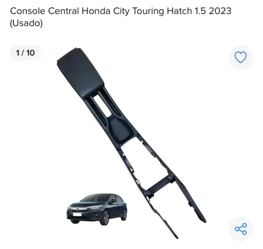 Console Central Honda City Touring Hatch 1.5 2023