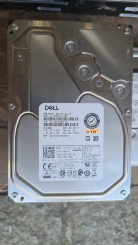 hd dell 8tb sata 6gb 512e 7.2k pn 09x09c