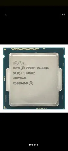Processador i5 4590.  Geração 4. Socket 1150, Placas h81, H85 e outras. Ótimo para Jogos.