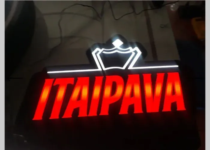 Luminoso Letreiro Led Itaipava 62cm por 33cm com 1 ano de garantia<br>R$279,00<br> 